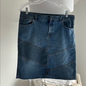 Stylish Blue Denim Skirt